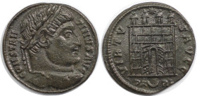Römische Münzen, MÜNZEN DER RÖMISCHEN KAISERZEIT. Constantinus I. (307-337 n. Chr). Follis 325-326 n. Chr., Arles. (2.72 g. 19 mm) Vs.: CONSTANTINVS A...