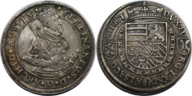 RDR – Habsburg – Österreich, RÖMISCH-DEUTSCHES REICH. Erzherzog Ferdinand (1564-1595). Taler ND. Ensisheim. Silber. 28,27 g. MzA 48. Sehr schön-vorzüg...