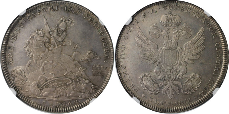 Altdeutsche Münzen und Medaillen, FRIEDBERG. Taler 1804 GB GH. Silber. KM 75, Da...
