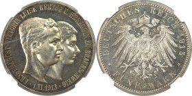 Deutsche Münzen und Medaillen ab 1871, REICHSSILBERMÜNZEN, Braunschweig-Lüneburg. Ernst August (1913-1918). 5 Mark 1915 A, Berlin, Titel ohne Lüneburg...