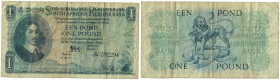 Banknoten, Südafrika / South Africa. 1 Pound 1955. Pick 93e. III