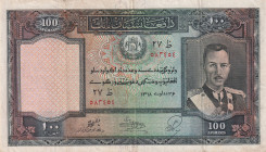 Afghanistan, 100 Afghanis, 1939, VF, p26a

There are wear on the edges of the border., Stained

Estimate: USD 200-400