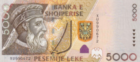 Albania, 5.000 Leke, 2013, UNC, p75b

Estimate: USD 100-200