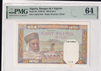 Algeria, 100 Francs, 1939/1945, UNC, p85a

PMG 64

Estimate: USD 100-200