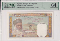 Algeria, 100 Francs, 1939/1945, UNC, p85a

PMG 64

Estimate: USD 75-150