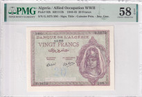 Algeria, 20 Francs, 1944/1945, AUNC, p92b

PMG 58 EPQ

Estimate: USD 40-80