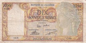 Algeria, 10 Nouveaux Francs, 1959, FINE, p119a

There are pinholes, split and stains

Estimate: USD 25-50