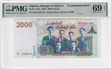 Algeria, 2.000 Dinars, 2020, UNC, p147a

PMG 69 EPQ, High Condition, Commemorative banknote

Estimate: USD 75-150