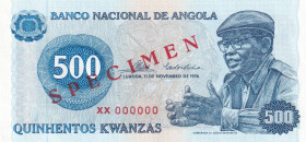 Angola, 500 Kwanzas, 1976, UNC, p112s, SPECIMEN

Estimate: USD 25-50