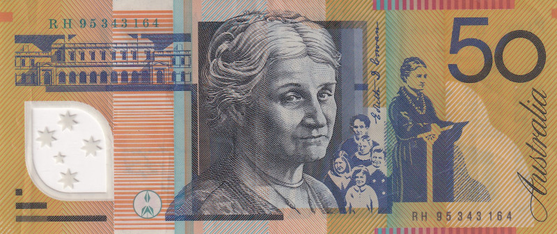 Australia, 50 Dollars, 1995, XF, p54a

Polymer

Estimate: USD 35-70