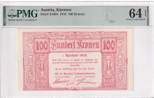 Austria, 100 Kronen, 1918, UNC, pS105b

PMG 64 EPQ

Estimate: USD 30-60