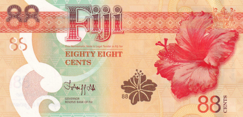 Fiji, 88 Cents, 2022, UNC, p123

Commemorative banknote

Estimate: USD 30-60