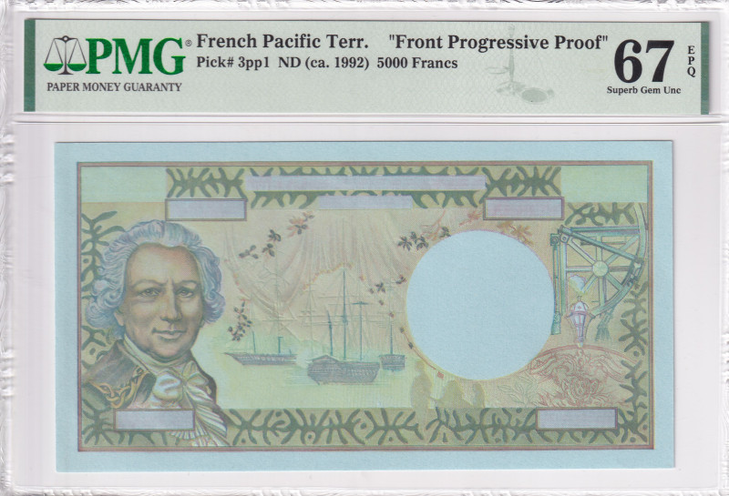 French Pacific Territories, 5.000 Francs, 1992, UNC, p3pp1, PROOF

PMG 67 EPQ,...