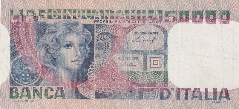 Italy, 50.000 Lire, 1978, VF, p107a

Estimate: USD 20-40