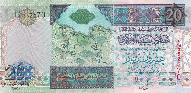 Libya, 20 Dinars, 2002, UNC, p67b

Commemorative banknote

Estimate: USD 20-...