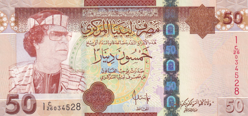 Libya, 50 Dinars, 2008, UNC, p75

Estimate: USD 20-40