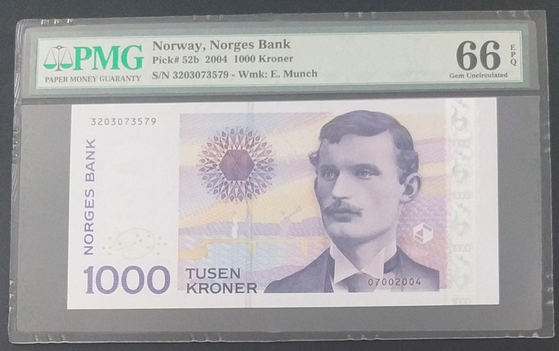 Norway, 1.000 Kroner, 2004, UNC, p52b

PMG 66 EPQ

Estimate: USD 250-500