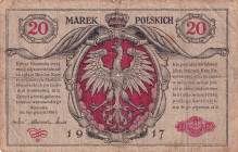 Poland, 20 Marek, 1917, FINE, p4a

Estimate: USD 40-80