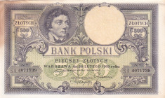 Poland, 500 Zlotych, 1919, UNC(-), p58

Estimate: USD 30-60