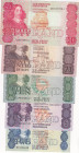 South Africa, 2-5-10-20-50 Rand, 1978/1994, p118-p122, (Total 5 banknotes)

In different condition between XF and UNC

Estimate: USD 40-80
