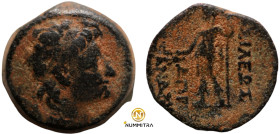 Alexander II. Zabinas. (128-122 BC). Bronze Æ. (18mm, 6,46g) Antioch.