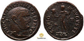 Licinius I. (311-313 AD). Æ Follis. (21mm, 5,10g) Antioch. Obv: IMP C VAL LICIN LICINIUS PF AVG. laureate bust of Licinius right. Rev: GENIO AVGVSTI. ...