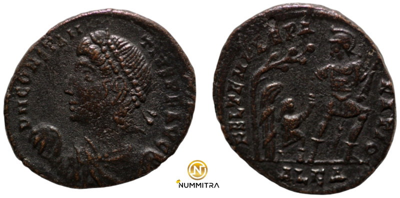 Constantinus II. (337-361 AD). Follis. (20mm, 4,38g) Antioch. Obv: D N CONSTANTI...