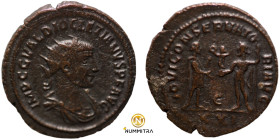 Diocletian. (285 AD). Æ Antoninian. (24mm, 5,71g) Antioch. Obv: IMP C C VAL DIOCLETIANVS P F AVG. radiate cuirassed bust of Diocletian right. Rev: IOV...