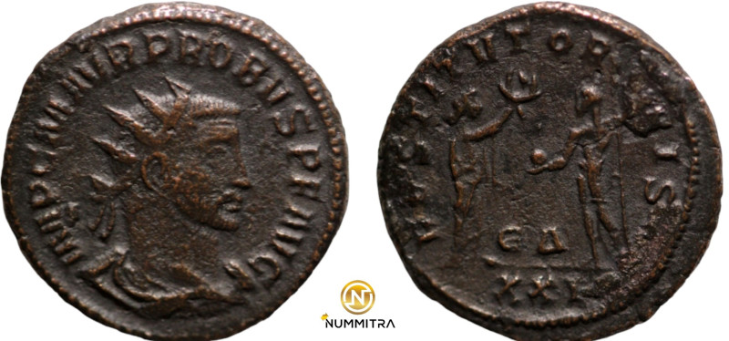 Probus. (276-282 AD). Æ Antoninian. (20mm, 3,94g) Antioch. Obv: IMP C M AVR PROB...