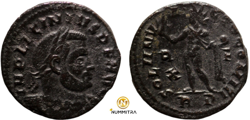 Licinius I. (308-324 AD). Follis. (20mm, 3,39g) Antioch. Obv: IMP C LIC LICINIVS...