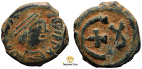 Justinian I. (527-565 AD). Pentanummium. (15mm, 2,66g) Theoupolis.