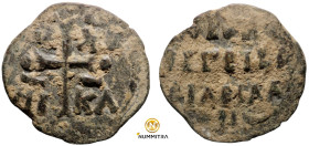 Alexius I. Comnenus. (1081-1118 AD). Follis. (24mm, 5,46g) Thessalonica.