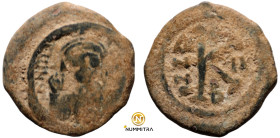 undefined. (6.-7. Century AD). 1/2 Follis. (24mm, 5,93g)