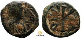 Justinian I. (527-565 AD). Pentanummium. (13mm, 1,79g) Antioch.