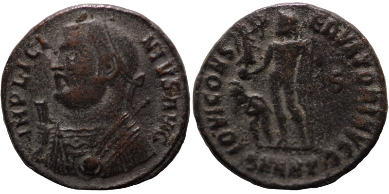 Licinius I. (317-320 AD). Follis. (18mm, 2,81g) Antioch. Obv: IMP LICINIVS AVG. ...