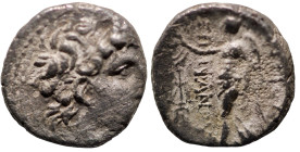 Alexander I. Balas. (149-147 BC) AR Drachm. (12mm, 1,70g) Antioch. Obv: diademed head right. Rev: walking nike left.