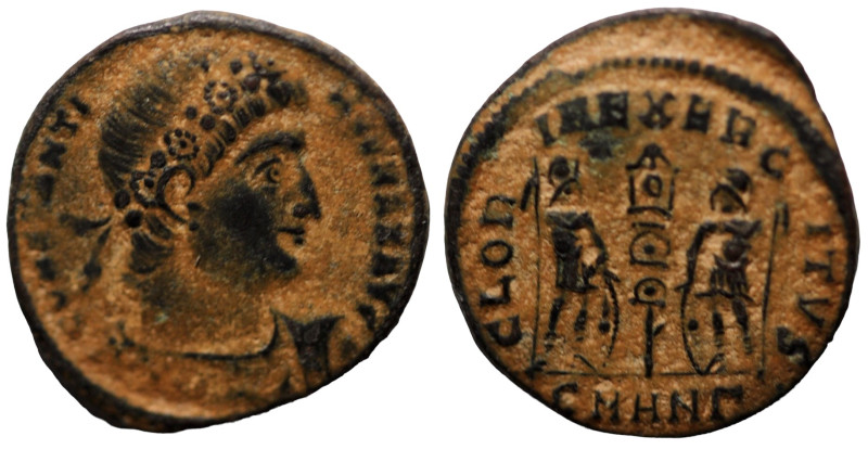 Constantinus I. (306-337 AD). Æ Follis. (16mm, 1,48g) Antioch. Obv: CONSTANTINVS...