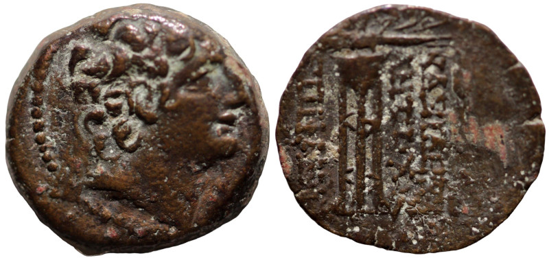 Antiochos VIII. Epiphanes. (109-96 BC). Bronze Æ. (18mm, 5,35g) Antioch.