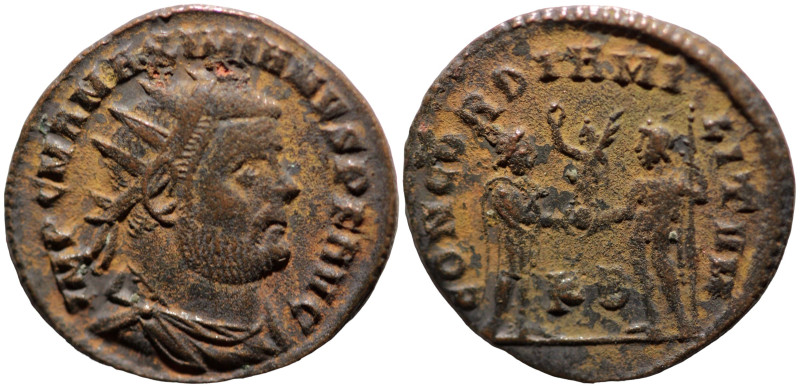 Maximianus. (286-305 AD). Æ Follis. (21mm, 2,51g) Antioch. Obv: IMP C M A MAXIMI...