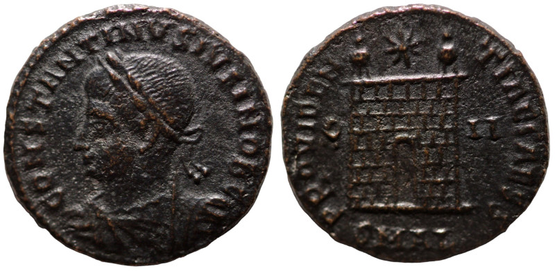 Constantinus I. (307-337 AD). Follis. (18mm, 2,80g) Antioch. Obv: CONSTANTINVS A...