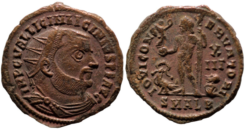 Licinius I. (321-323 AD). Follis. (20mm, 2,95g) Antioch. Obv: IMP C VAL LICIN LI...