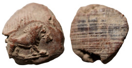 ancient token. lion standing right. (11mm, 0,47g)