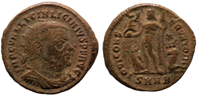 Licinius I. (321-323 AD). Follis. (18mm, 3,35g) Nicomedia. Obv: IMP C VAL LICIN ...