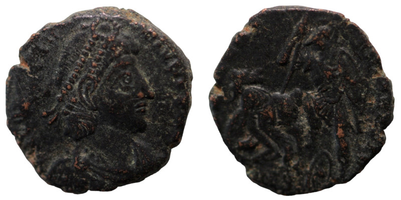 Constantinus II. (351-354 AD). Follis. (15mm, 2,55g) Antioch. Obv: D N CONSTANTI...