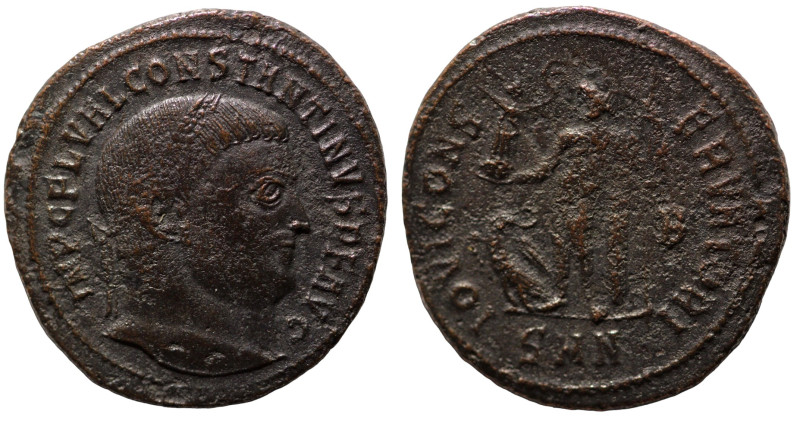 Constantinus I. (313-317 AD). Follis. (22mm, 3,80g) Nicomedia. Obv: IMP CONSTANT...