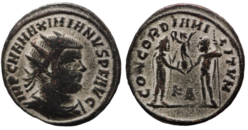 Maximianus. (286-305 AD). Æ Antoninian. (21mm, 3,30g) Antioch. Obv: IMP C M A MA...