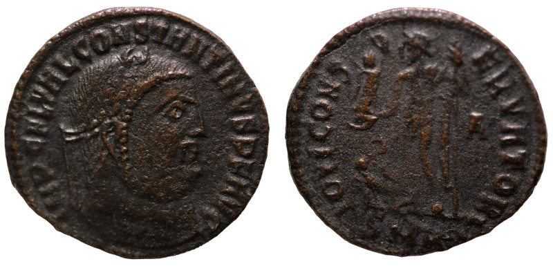 Constantinus I. (317-320 AD). Follis. (21mm, 2,93g) Nicomedia. Obv: IMP CONSTANT...