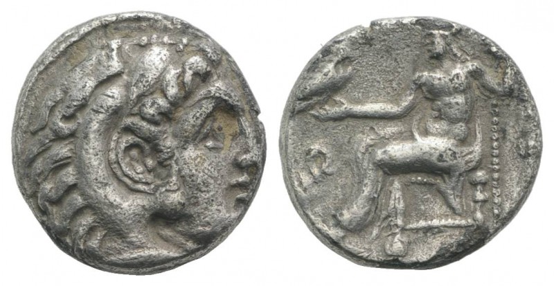 Kings of Macedon, Alexander III ‘the Great’ (336-323 BC). AR Drachm (15mm, 3.45g...