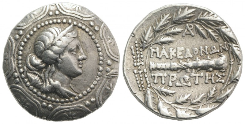 Macedon, Roman Protectorate, c. 167-149 BC. AR Tetradrachm (29mm, 16.80g, 9h). D...