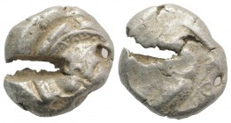 Attica, Athens, c. 454-404 BC. AR Tetradrachm (24mm, 17.38g, 9h). Helmeted head of Athena r. R/ Owl standing r., head facing; olive sprig behind; all ...